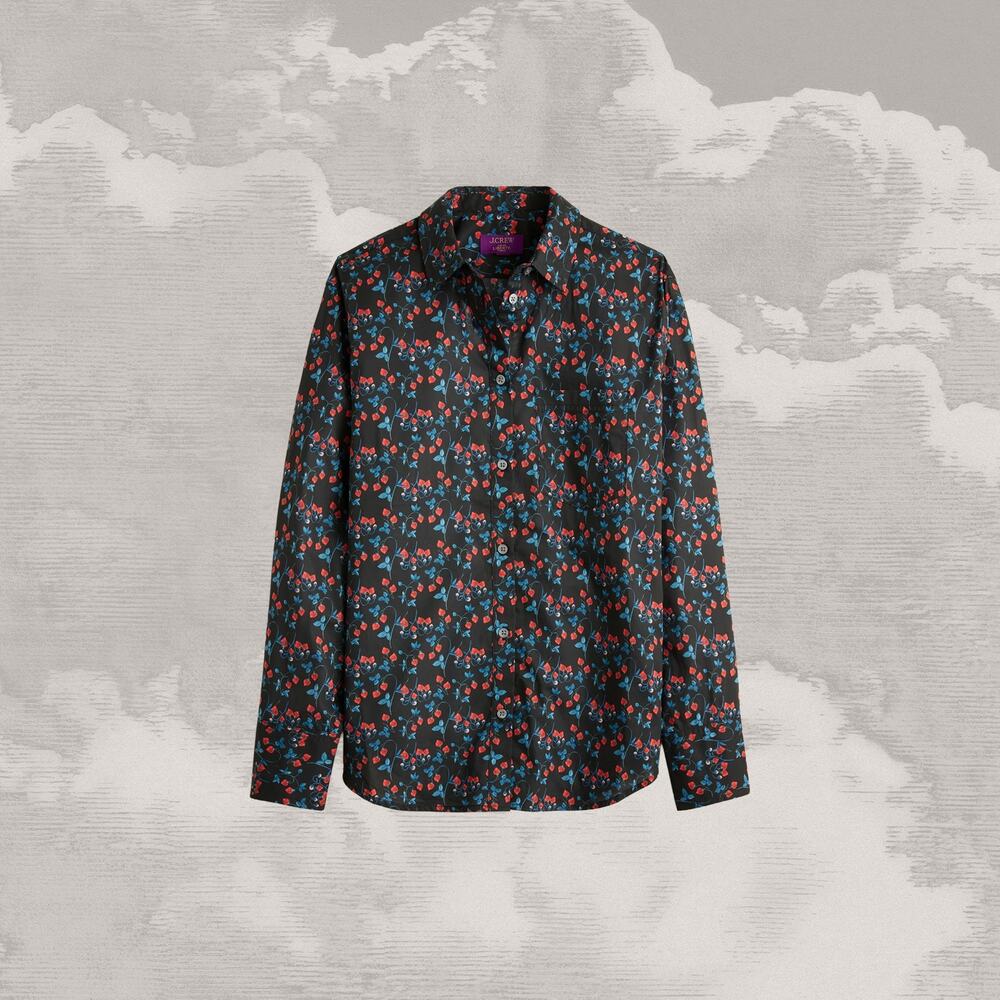 LIBERTY of LONDON JCREW Garçon classic shirt Tana Lawn fabric Strawberry